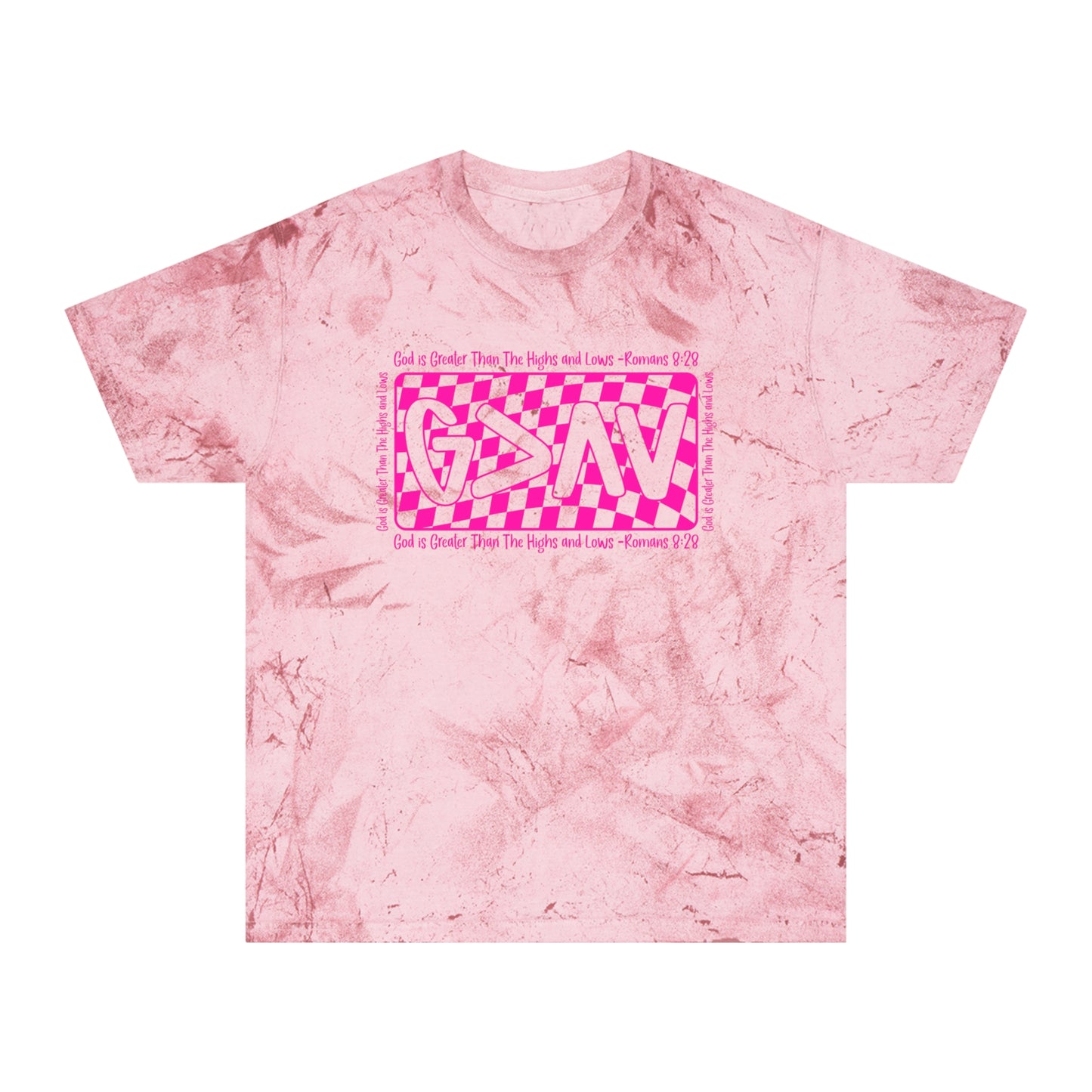 Tie-Dye God Is Greater Graphic Tee