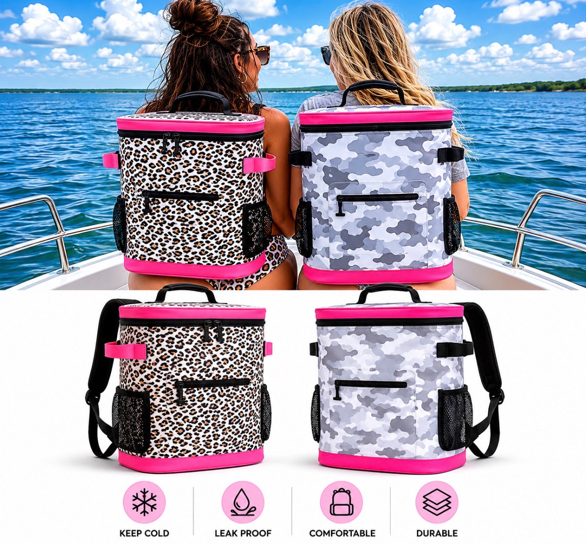 Lake Day Luxe Cooler Backpack