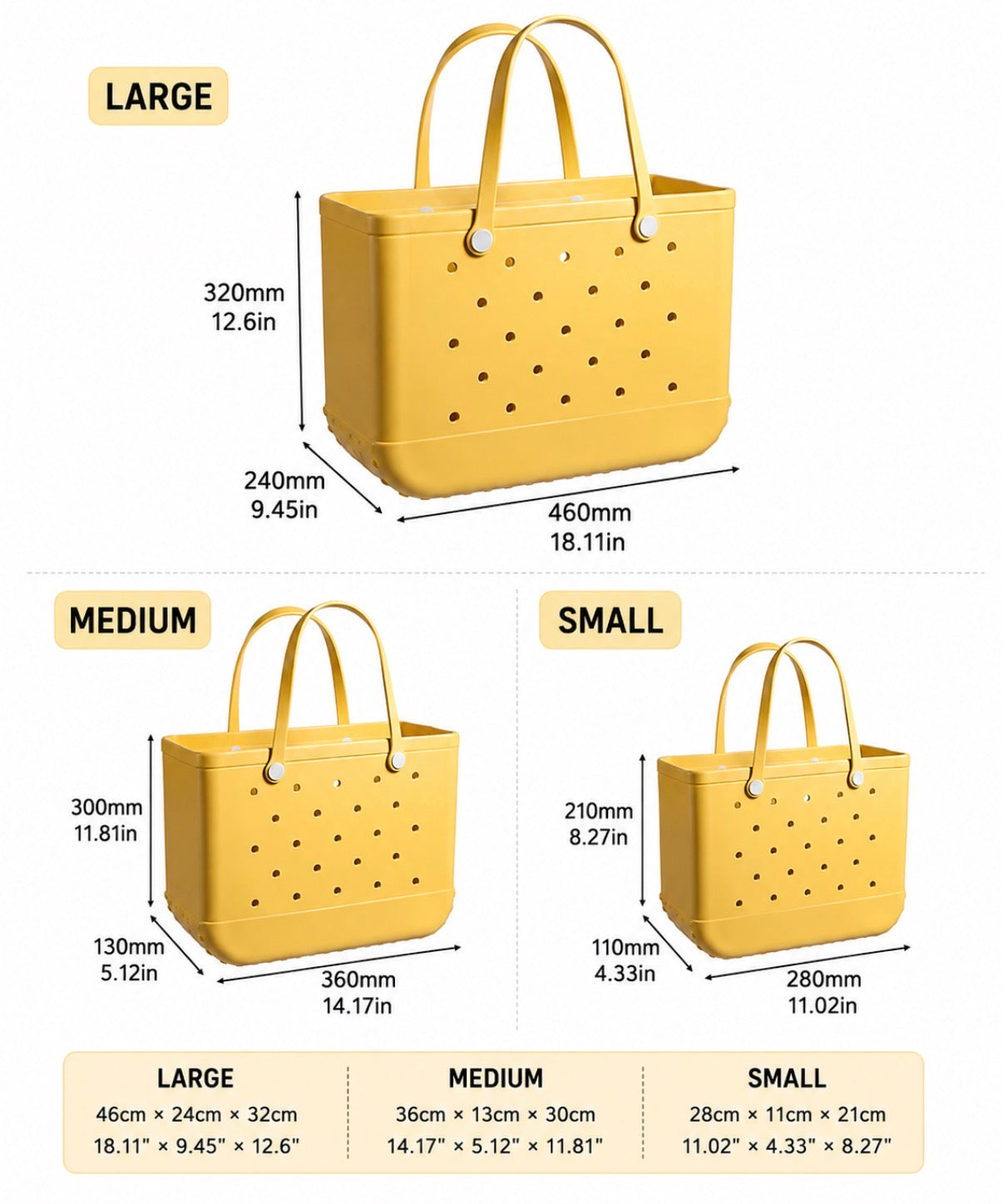 Customizable Tote Bogg Bags