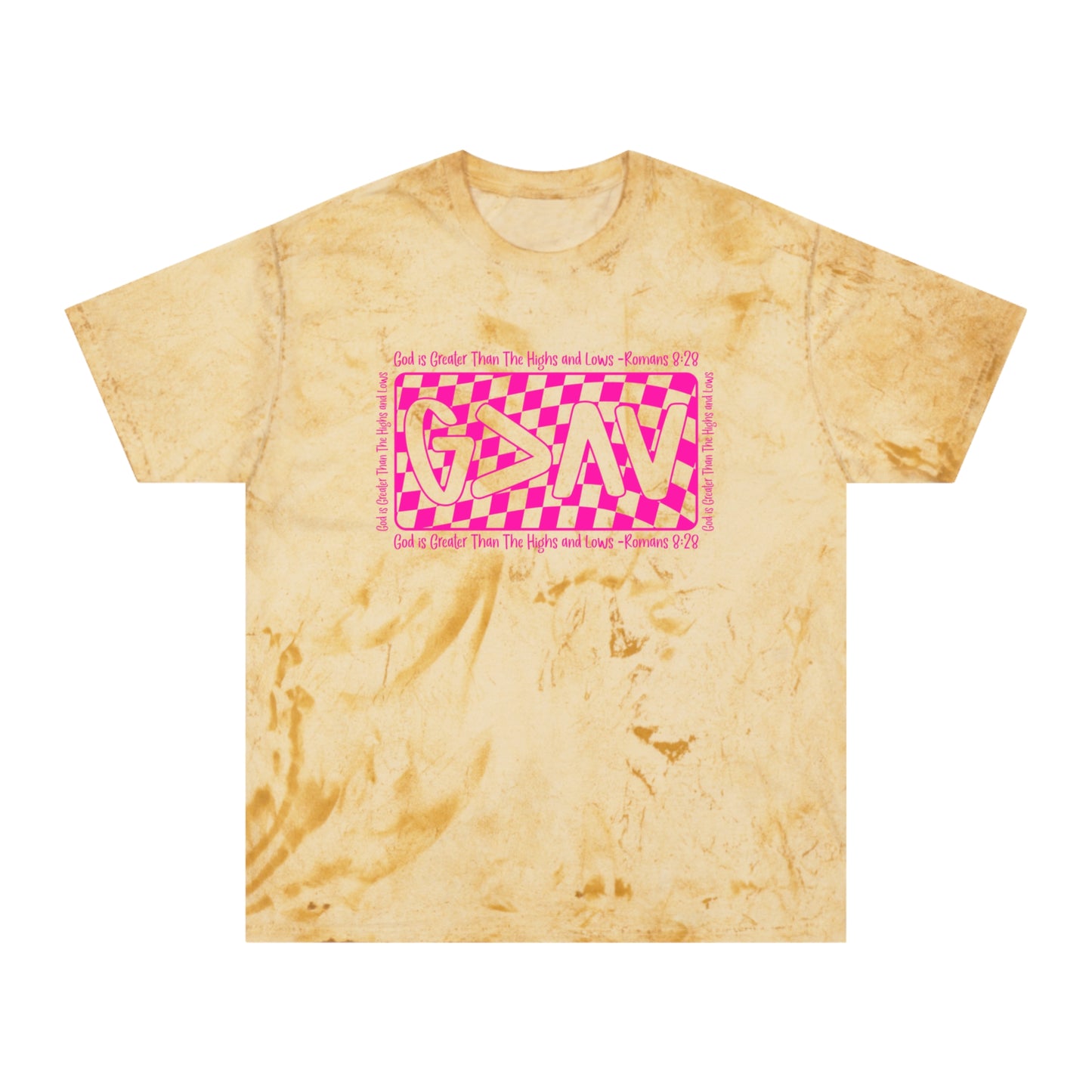 Tie-Dye God Is Greater Graphic Tee