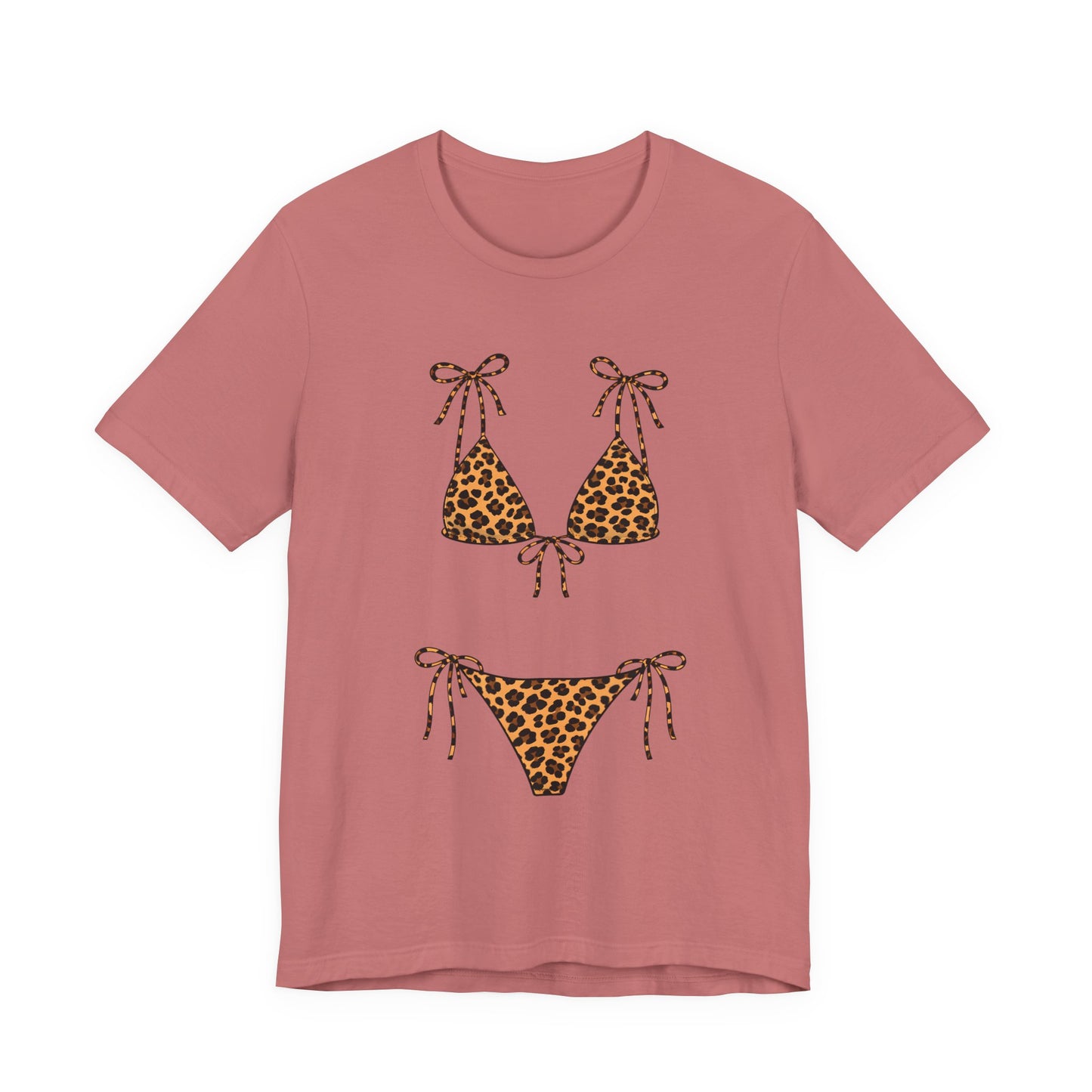 Leopard Bikini Cute Graphic Tee