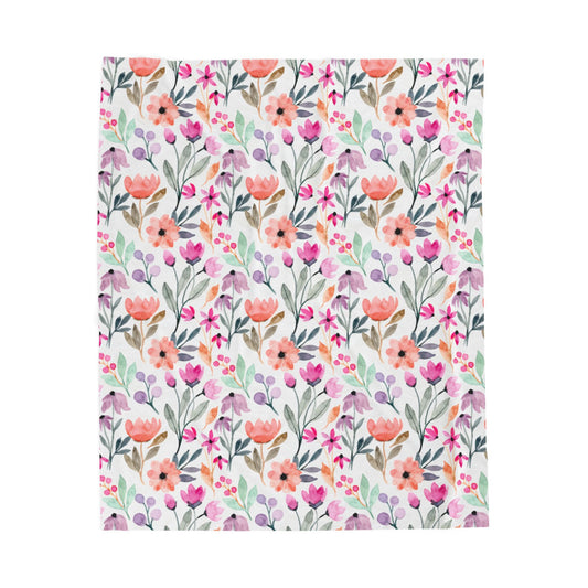 Honey Spur Wildflower Throw
