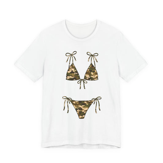 Camo Bikini Graphic Tee