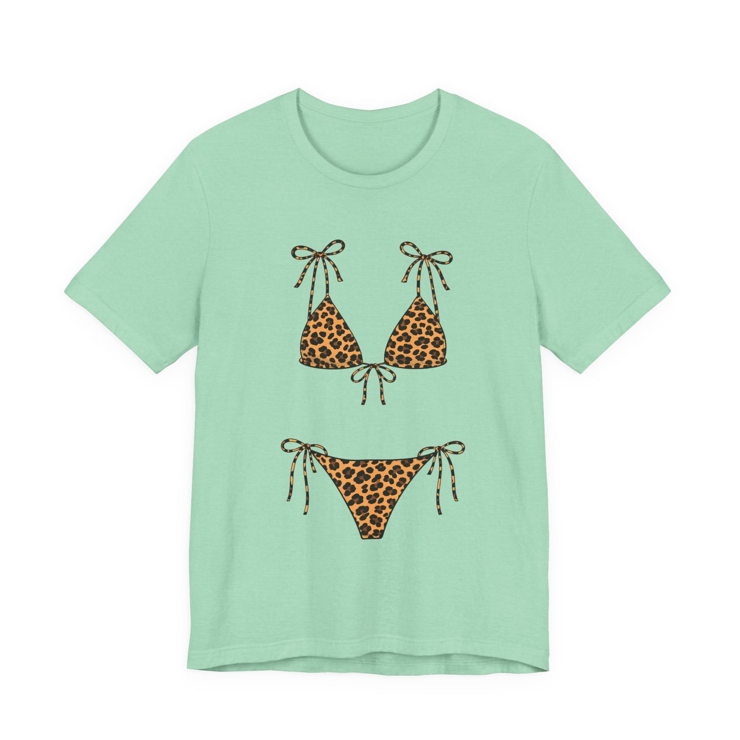 Leopard Bikini Cute Graphic Tee