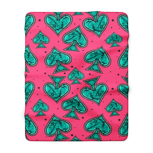 Pink Rodeo Babe Sherpa Blanket