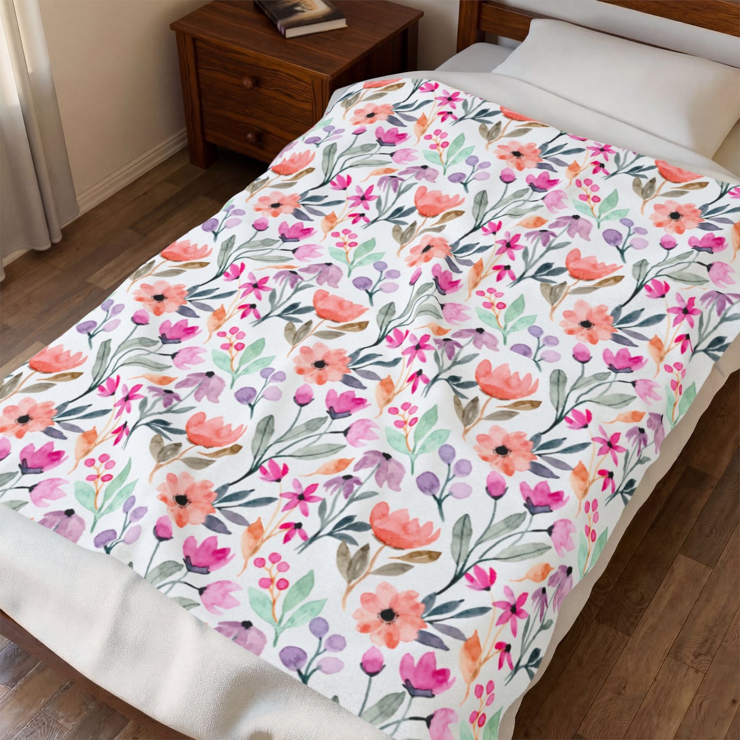 Honey Spur Wildflower Throw
