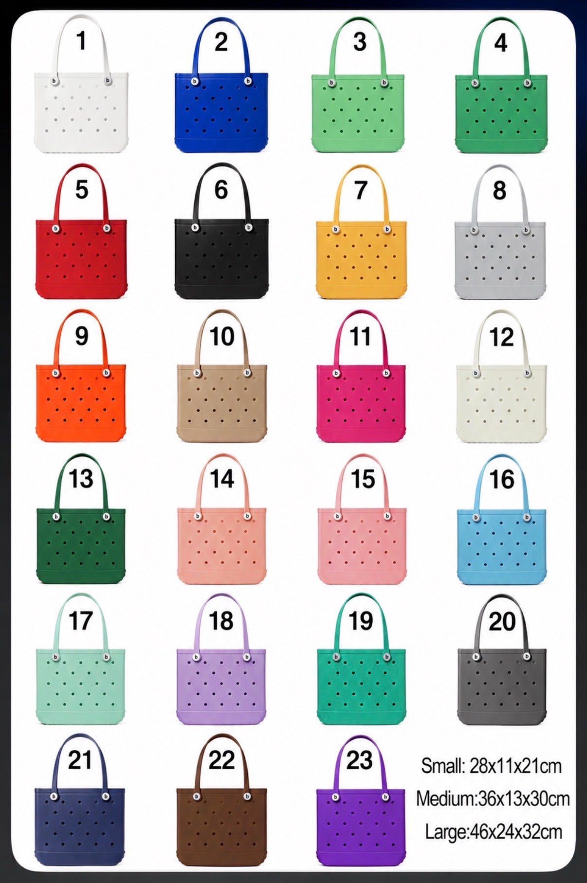 Customizable Tote Bogg Bags