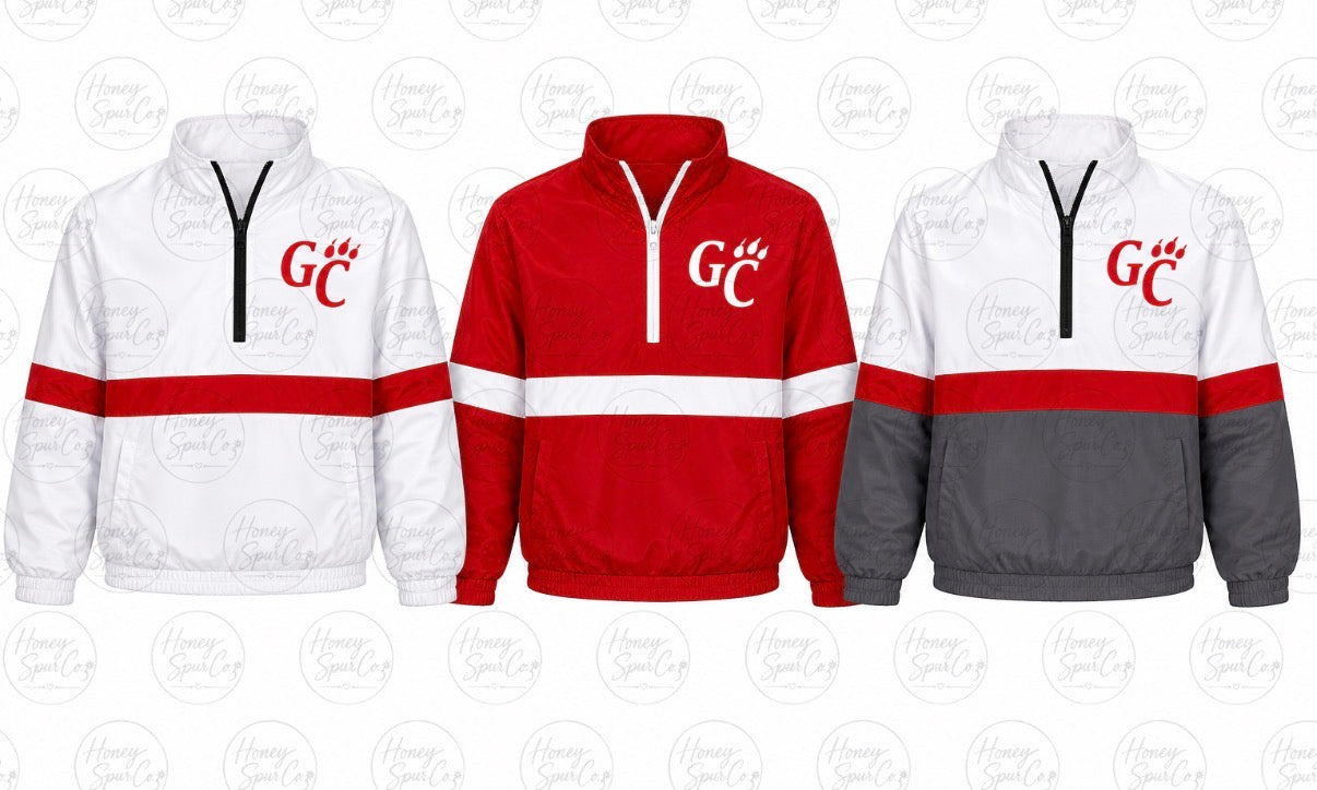 Garden City Bearkats Solid Color Spirit Windbreaker