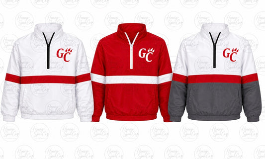 Garden City Bearkats Solid Color Spirit Windbreaker